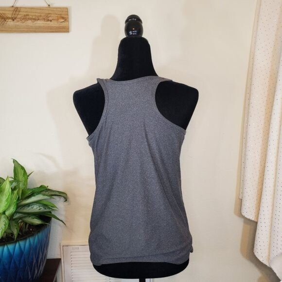 Runway Quick Dry Moisture Wicking Tank, Gray, Size L 12/14 - Picture 4 of 10